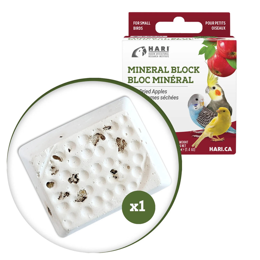 HARI Mineral Block with Dried Apples - 1.4oz