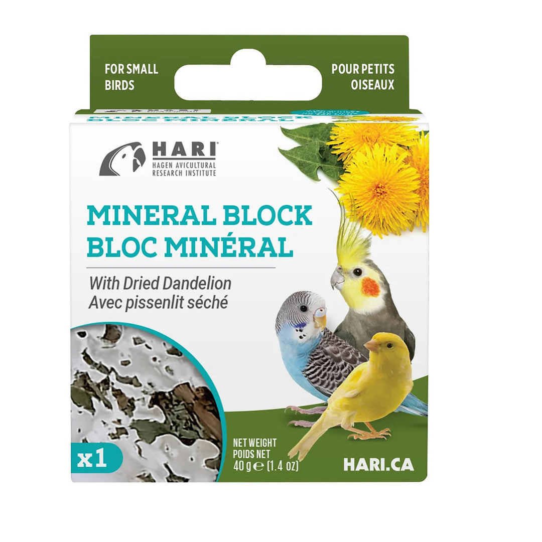 HARI Mineral Block with Dried Dandelion - 1.4oz