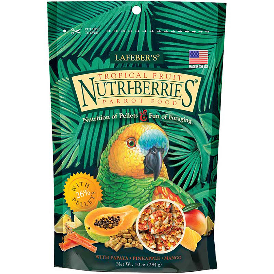 Lafeber's Tropical Fruit Nutri-Berries for Parrots - 10oz