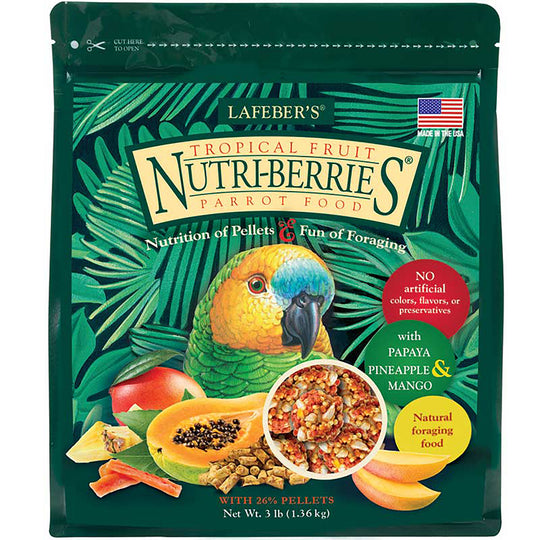 Lafeber's Tropical Fruit Nutri-Berries for Parrots - 3lb