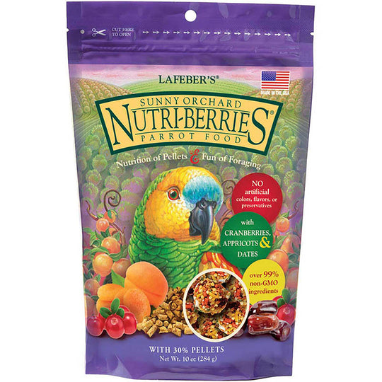 Lafeber's Sunny Orchard Nutri-Berries for Parrots - 10oz