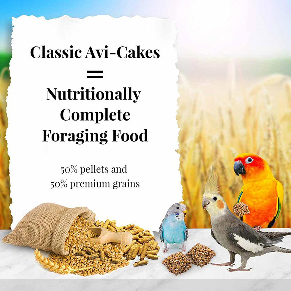Lafeber's Classic Avi-Cakes for Small Birds - 8oz