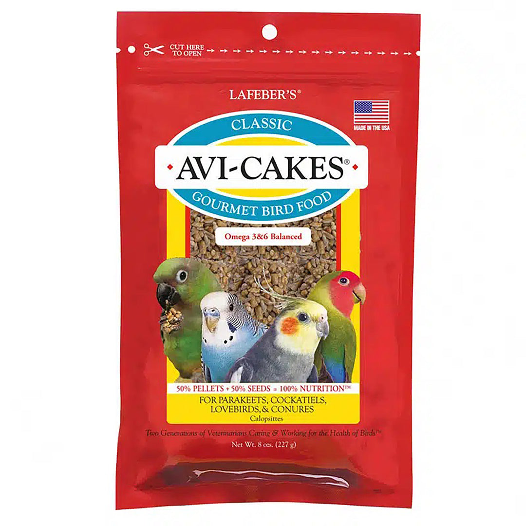 Lafeber's Classic Avi-Cakes for Small Birds - 8oz