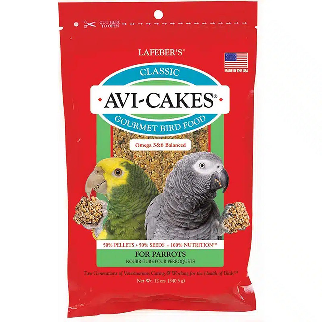 Lafeber's Classic Avi-Cakes for Parrots - 12oz