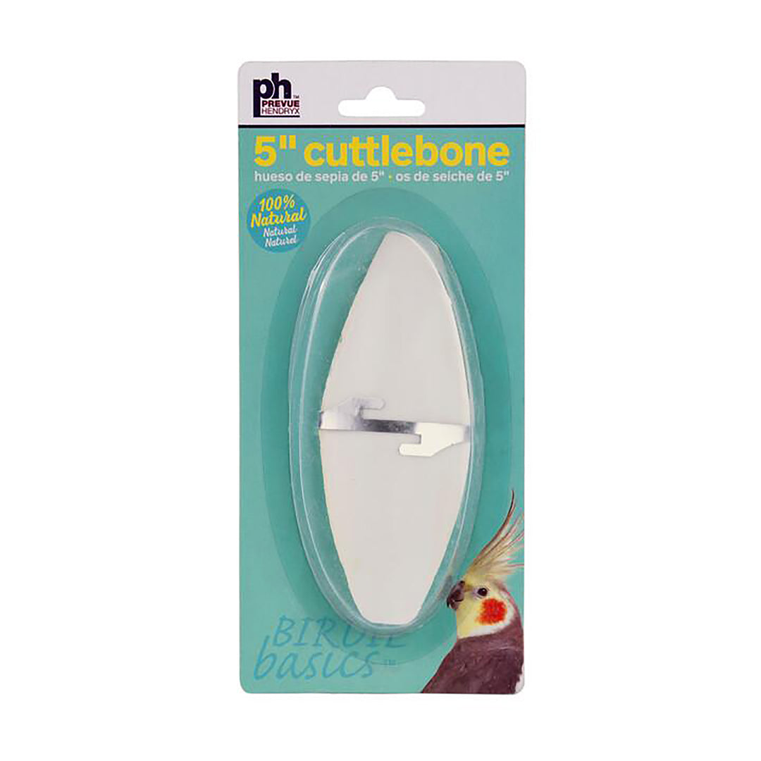 Prevue Pet Products Birdie Basics 5-inch Cuttlebone - Essential Calcium Supplement #87501