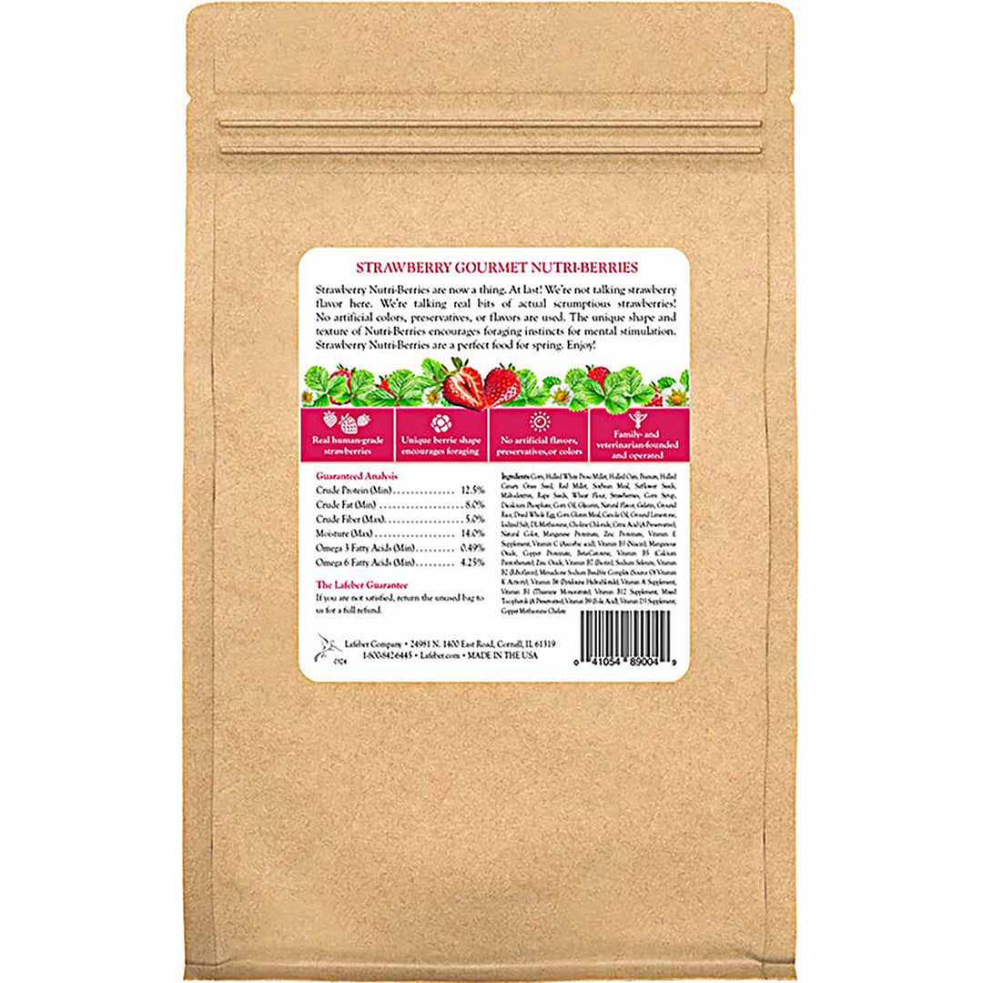 Lafeber's Strawberry Nutri-Berries for Parrots - 10oz