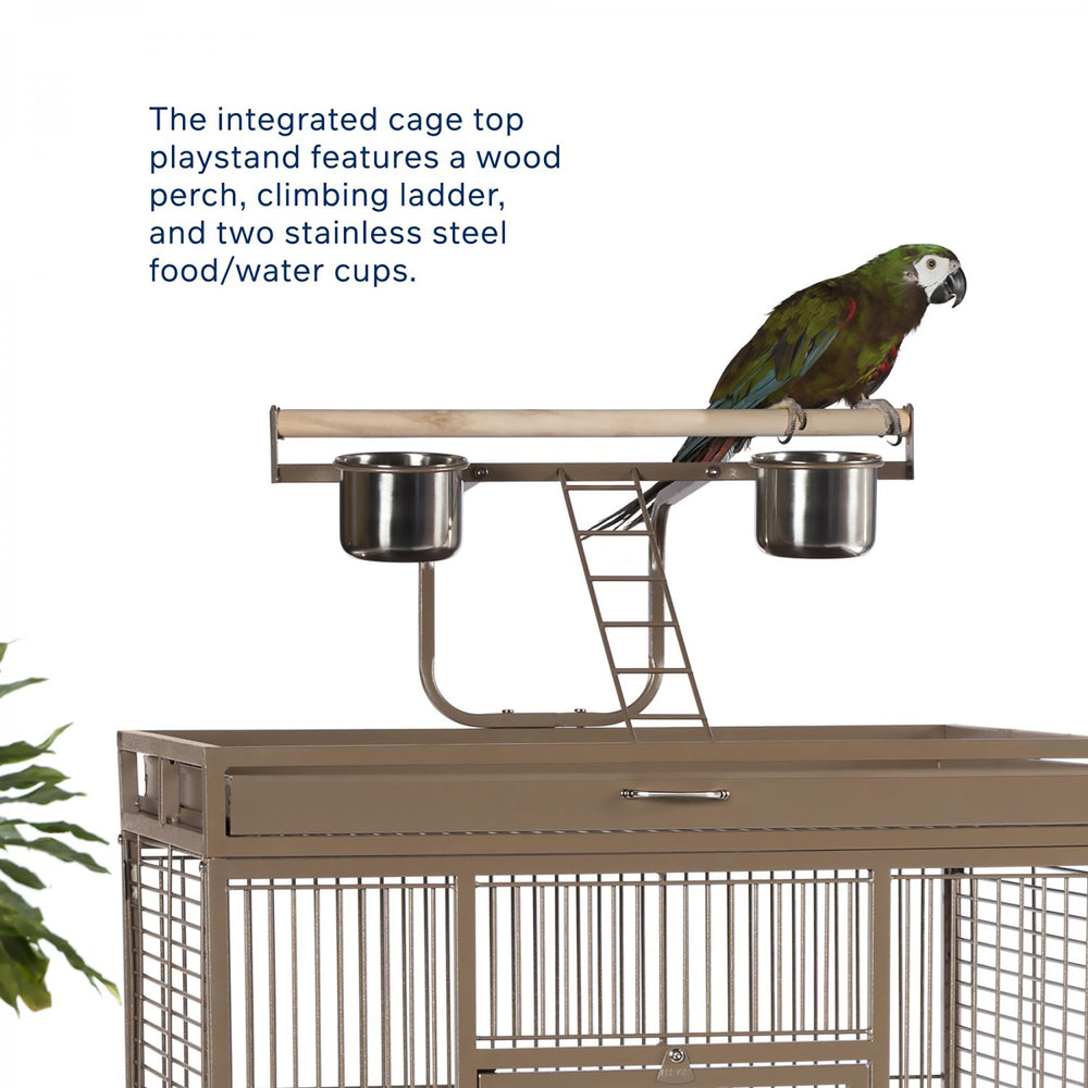 Prevue Pet Products Playtop Bird Home Coco - 30” x 22” - Parrot Enclosure #3153COCO