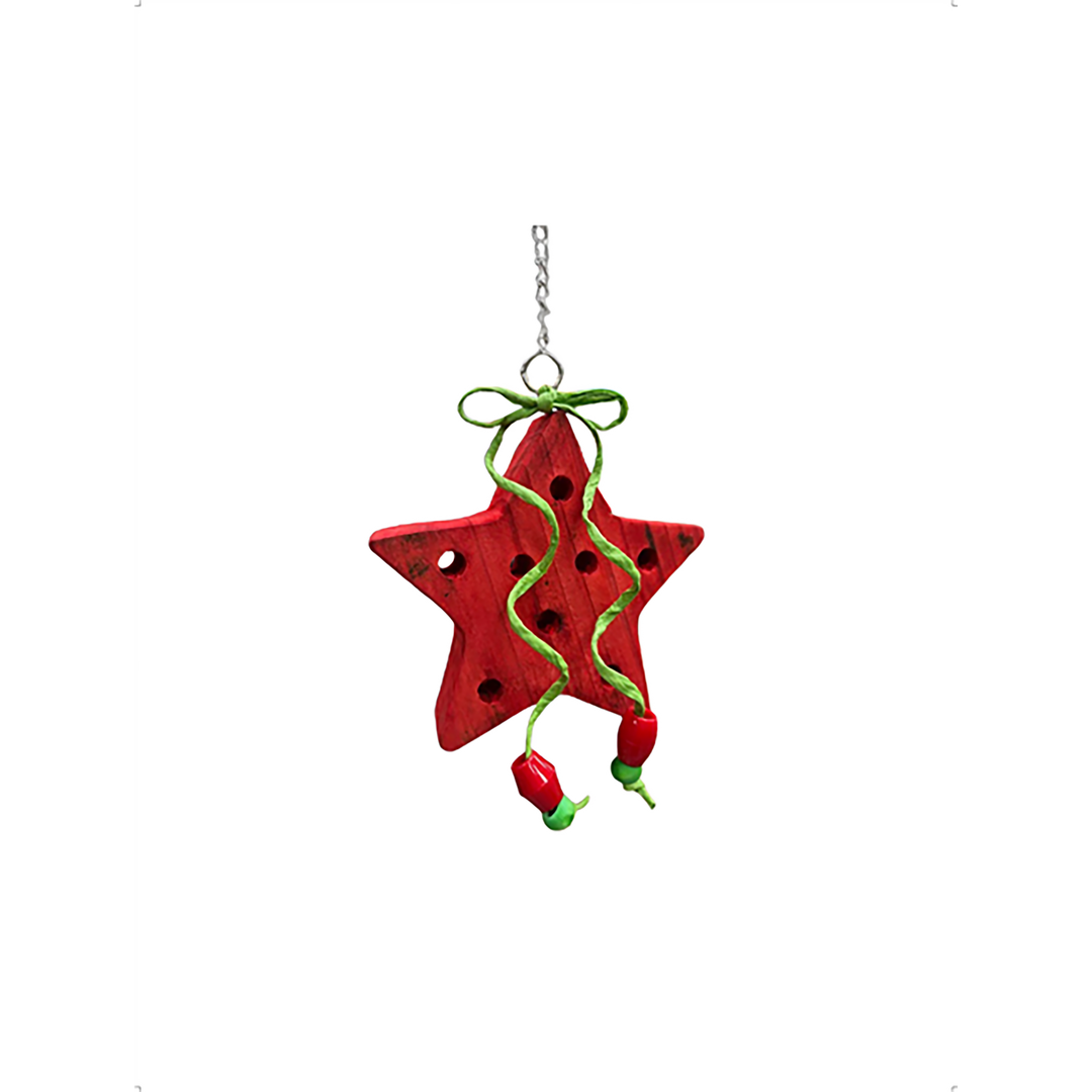 Aria Foraging X-Mas Star - Bird Chew & Foraging Toy #JAC-03