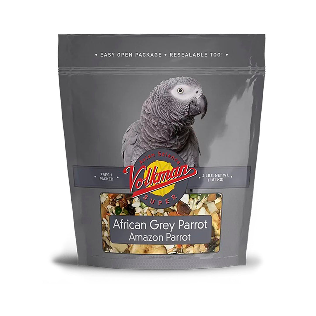Volkman Avian Science Super African Grey & Amazon Parrot - 4lb