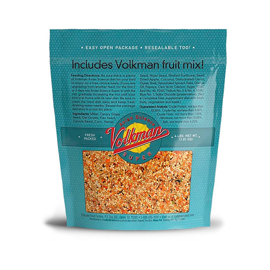 Volkman Avian Science Super Parakeet - 4lb