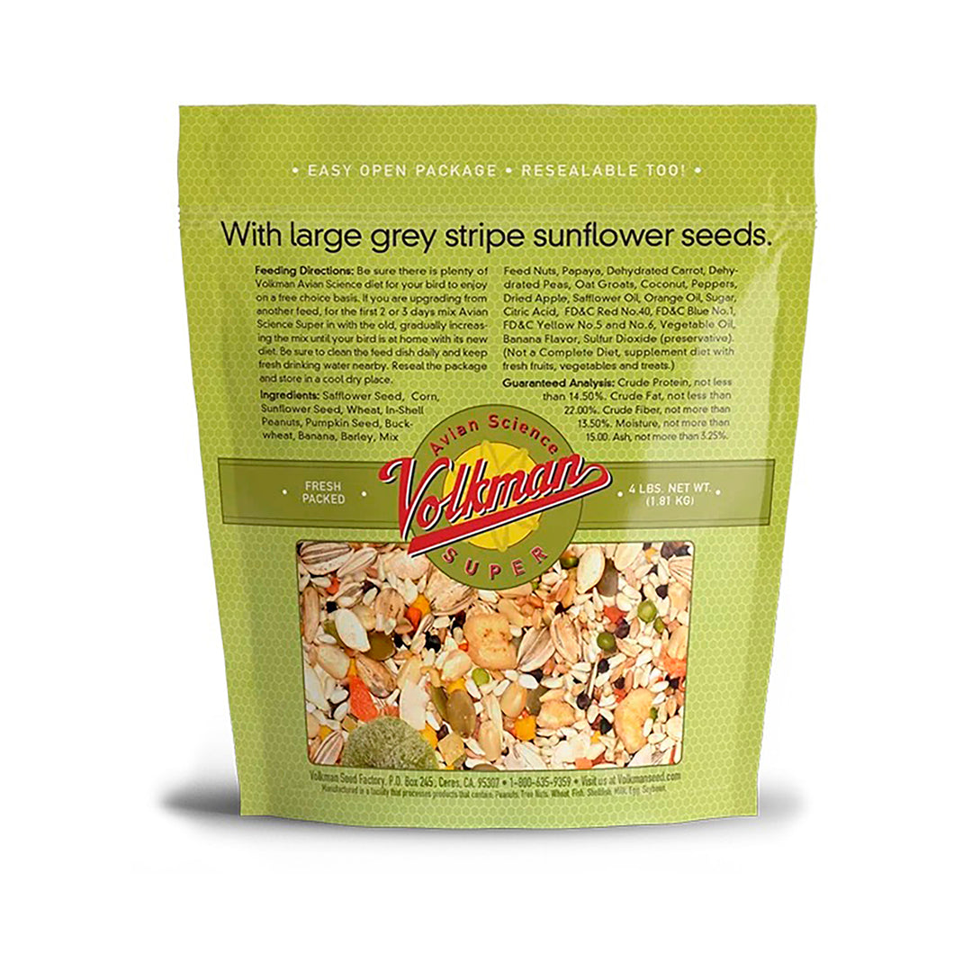 Volkman Avian Science Super Parrot - 4lb