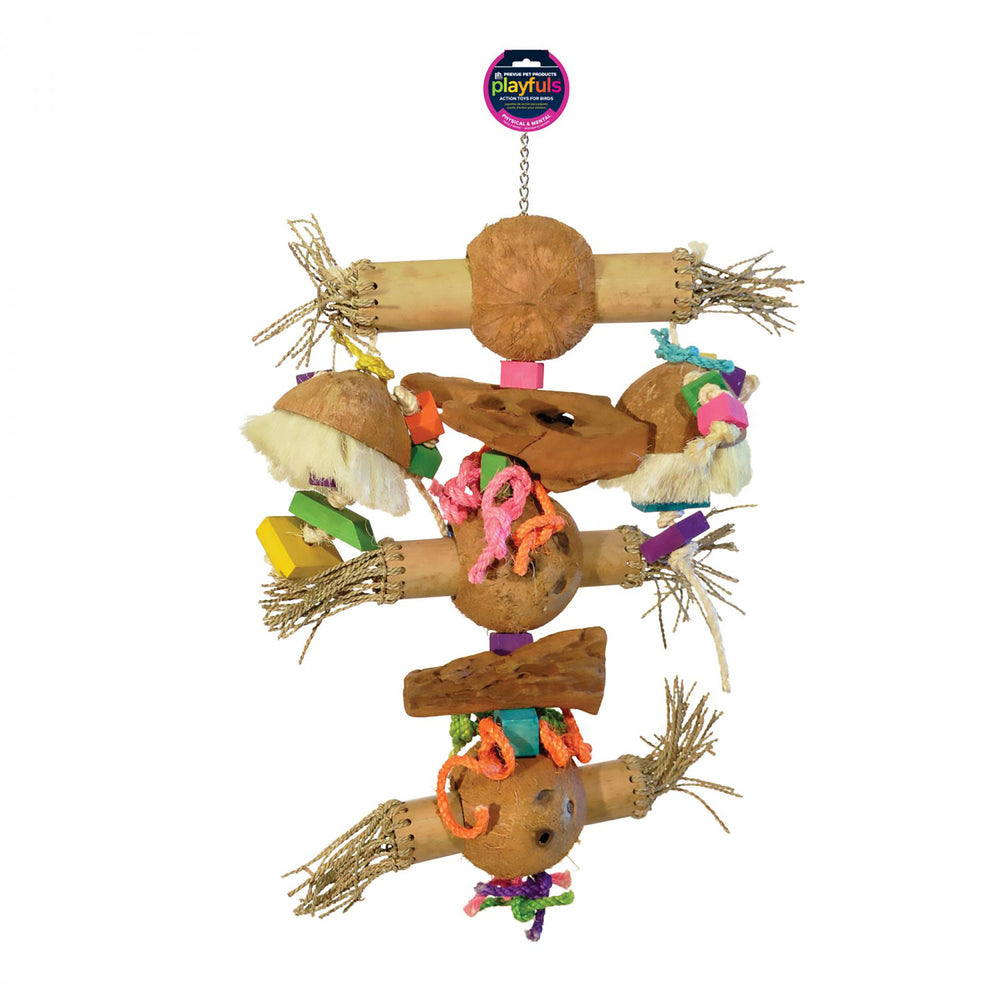 Prevue Pet Products Playfuls Bamboo Shoots - Extra-Large Chew Bird Toy #62474