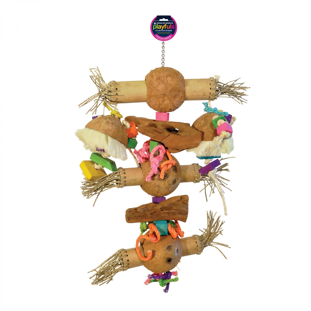 Prevue Pet Products Playfuls Bamboo Shoots - Extra-Large Chew Bird Toy #62474