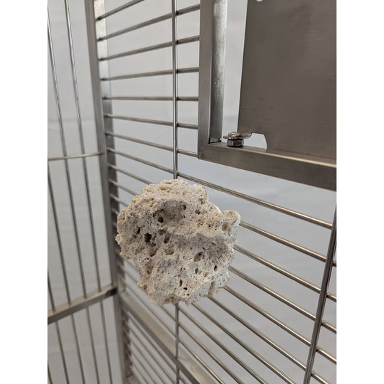 A&E Cage Company Beak Buffer Beak Conditioning Stone - Mineral Chew for Parrots #AE01983