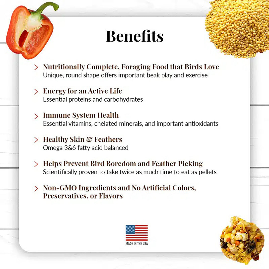 Lafeber's El Paso Nutri-Berries for Small Birds - 10oz