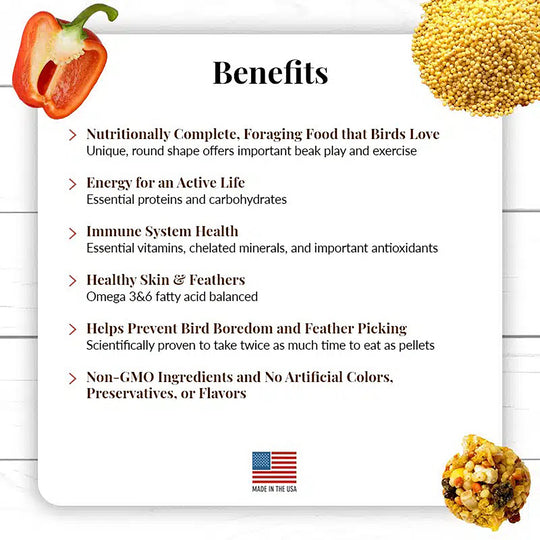 Lafeber's El Paso Nutri-Berries for Small Birds - 10oz