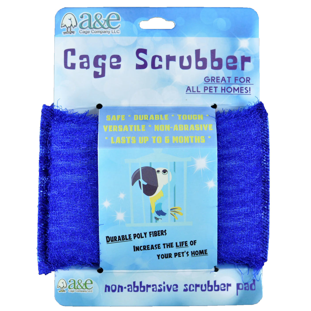 A&E Cage Company Cage Scrubber Pad - Cage Cleaning Scrub Pad