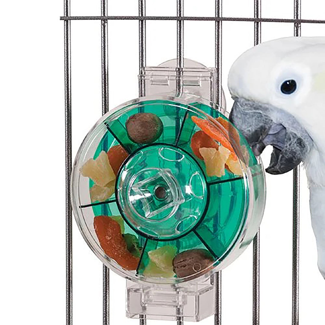 Caitec Creative Foraging Systems Generation II Foraging Wheel Extra Large - Puzzle Treat Dispenser Bird Toy