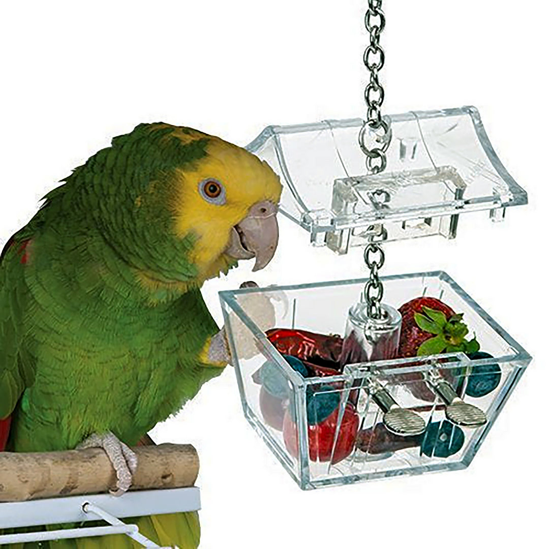 Caitec Featherland Paradise Parrot's Treasure - Foraging Puzzle Parrot Toy #24280
