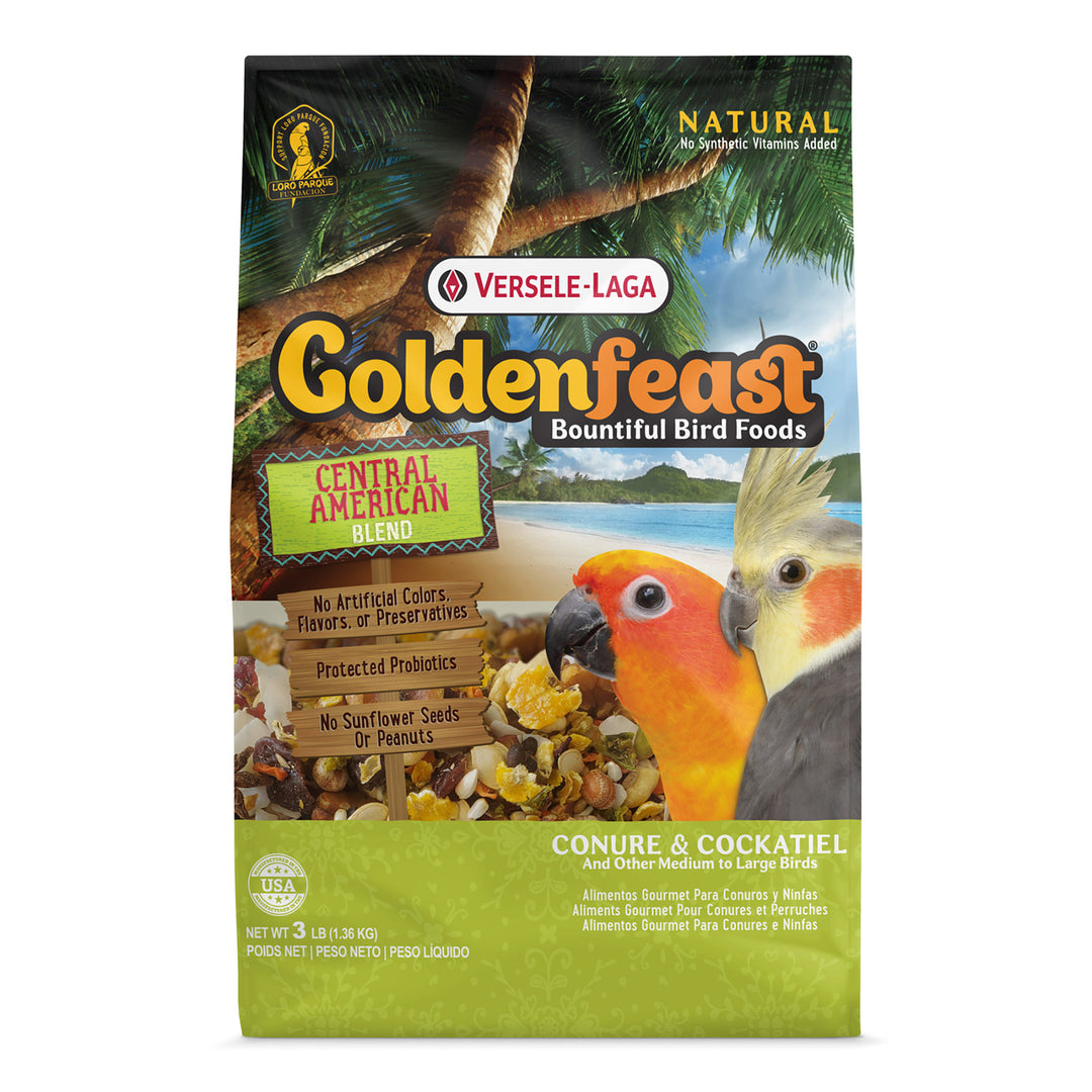 Goldenfeast Central American Blend Conure & Cockatiel - 3lb