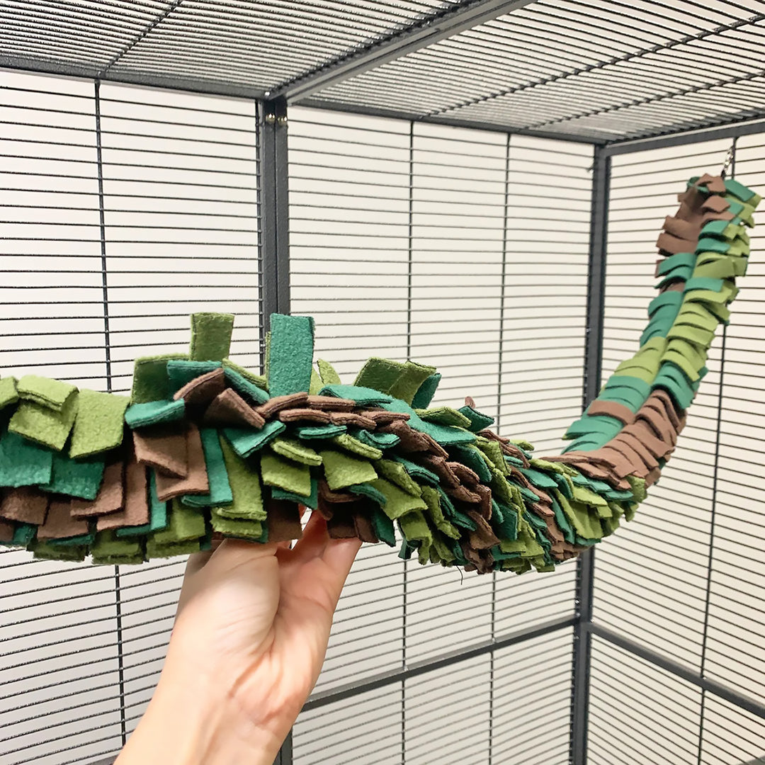 Exotic Nutrition Boa Fleece Climber Vine - Chew Bird Toy