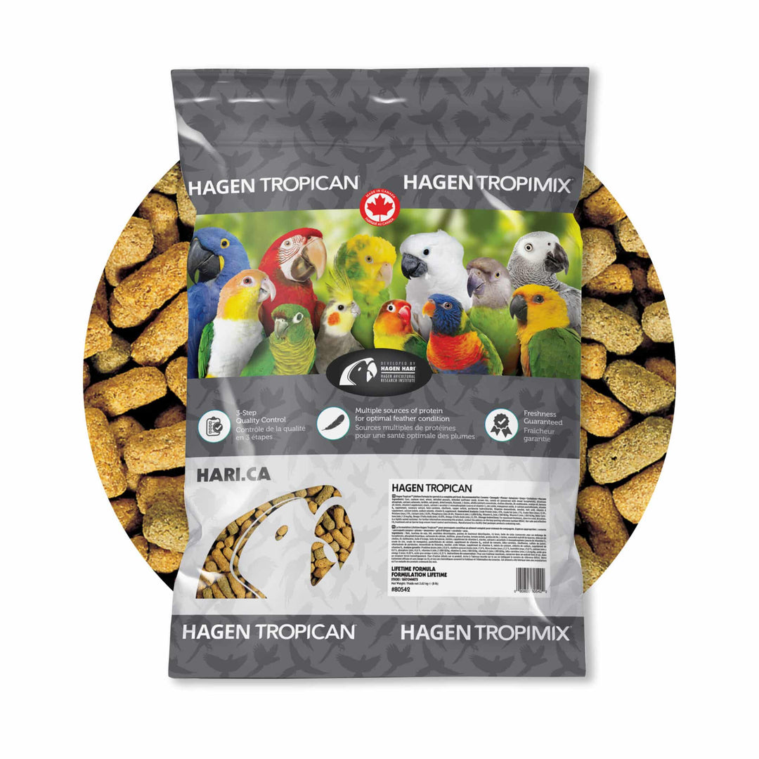 Hagen HARI Tropican Lifetime Formula for Parrots Sticks - 8lb