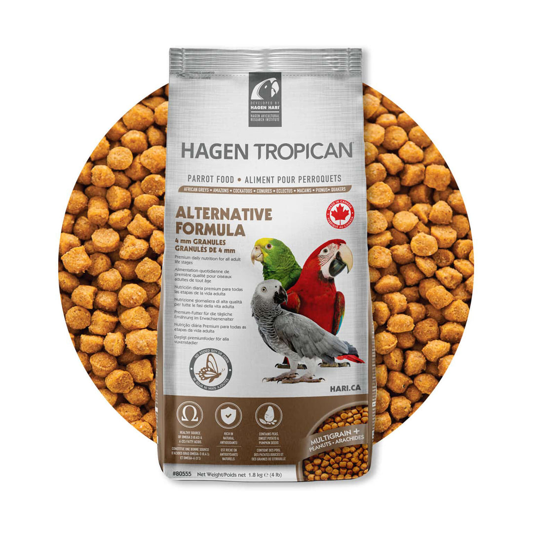 Hagen HARI Tropican Alternative Formula for Parrots 4mm Granules - 4lb
