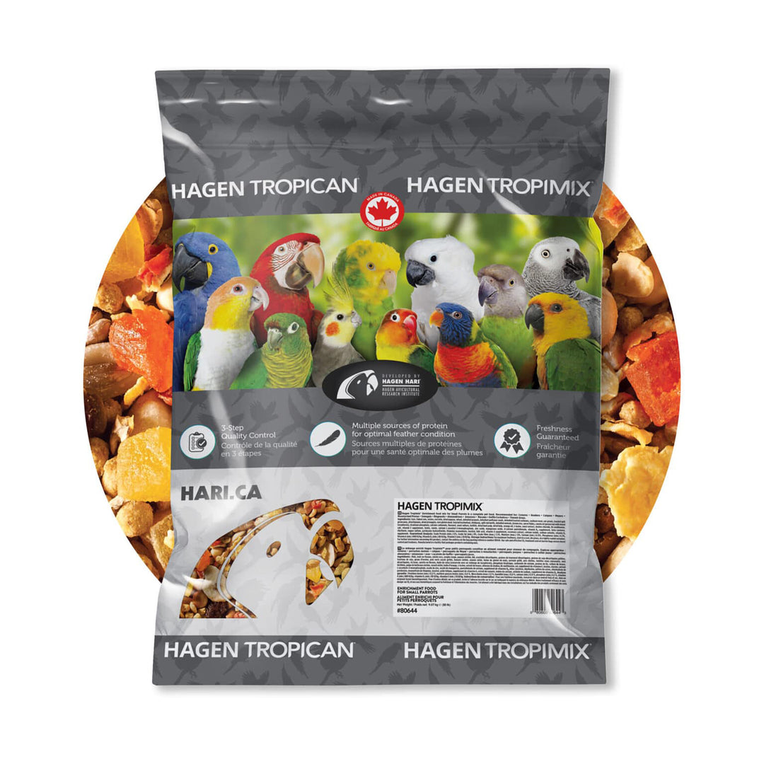 Hagen HARI Tropimix Premium Enrichment Food for Small Parrots - 4lb