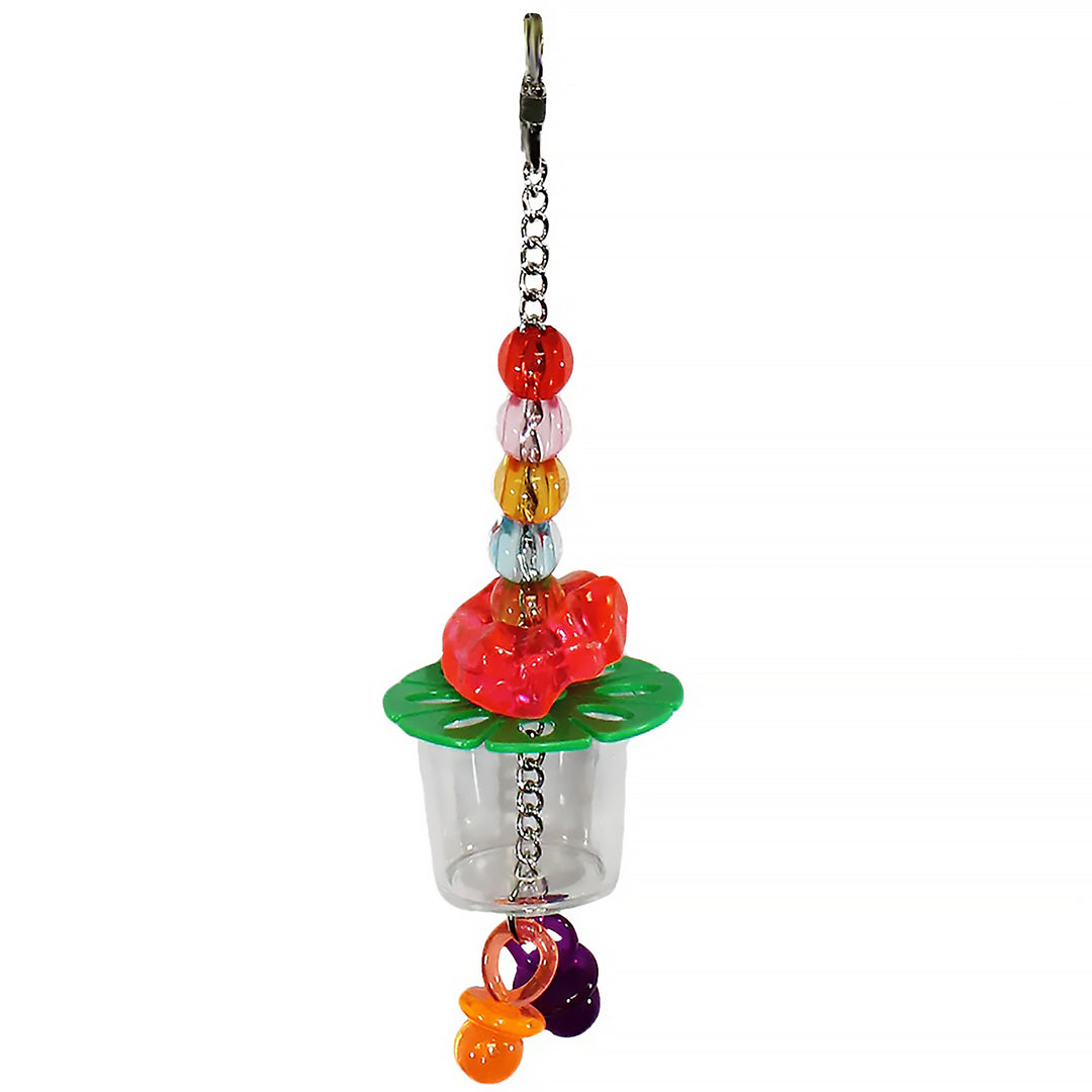 Exotic Nutrition Forage Cup With Beads - Chew & Foraging Puzzle Toy #AYCA975