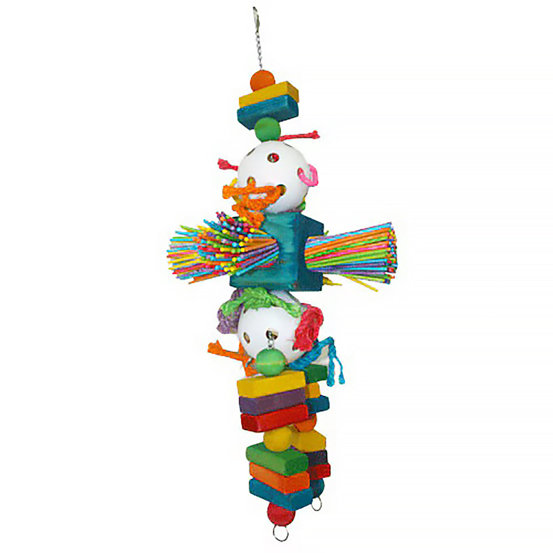 A&E Cage Company Happy Beaks Parrot's Delight - Large - Foraging & Chew Bird Toy #HB01397