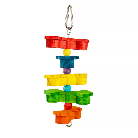 A&E Cage Company Happy Beaks Twisty Tweet & Treat Bird Toy - Interactive Foraging Parrot Toy #HB01570