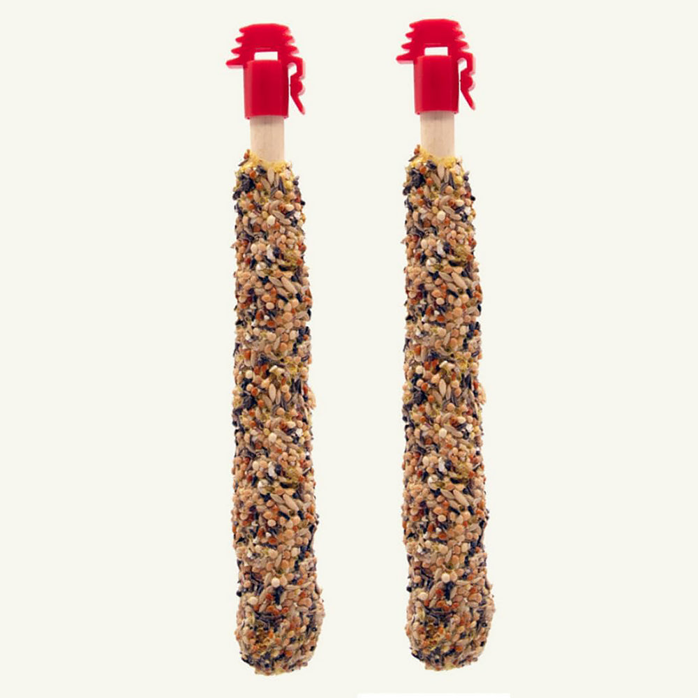 Higgins Sunburst Gourmet Treat Stick for Parakeets Beets & Dandelions - 2 pack - 2.1oz
