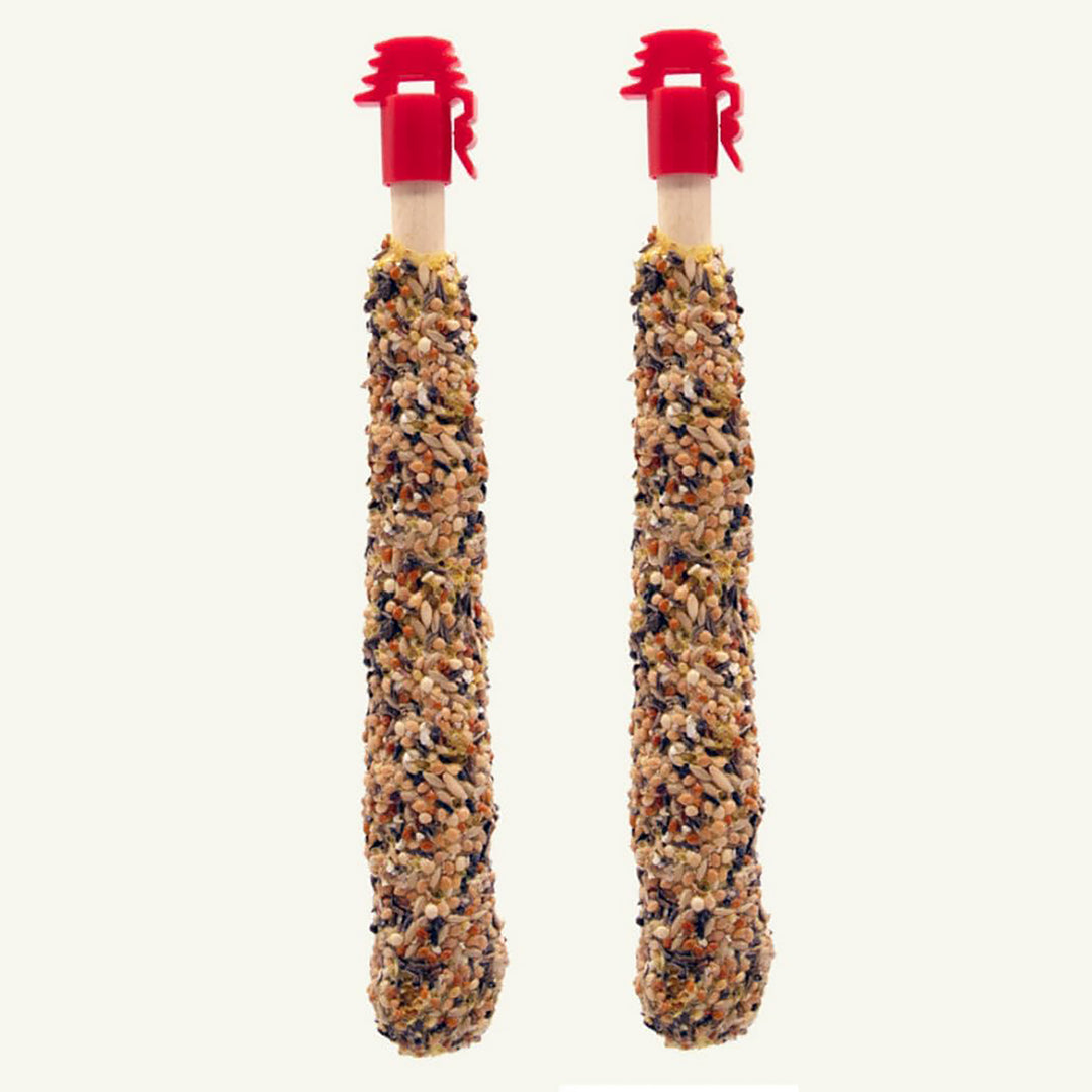 Higgins Sunburst Gourmet Treat Stick for Parakeets Beets & Dandelions - 2 pack - 2.1oz