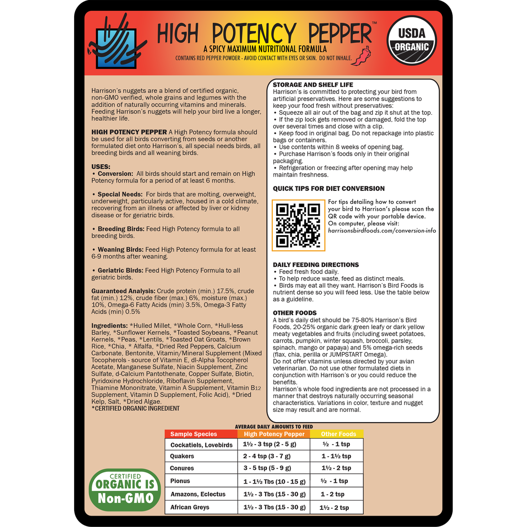 Harrison's High Potency Pepper - 1lb