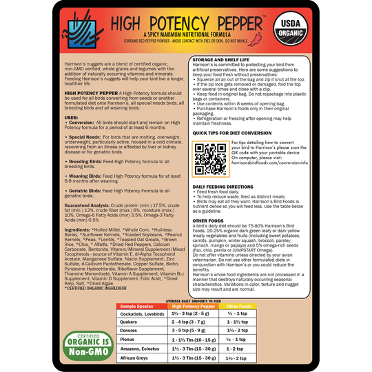 Harrison's High Potency Pepper - 1lb