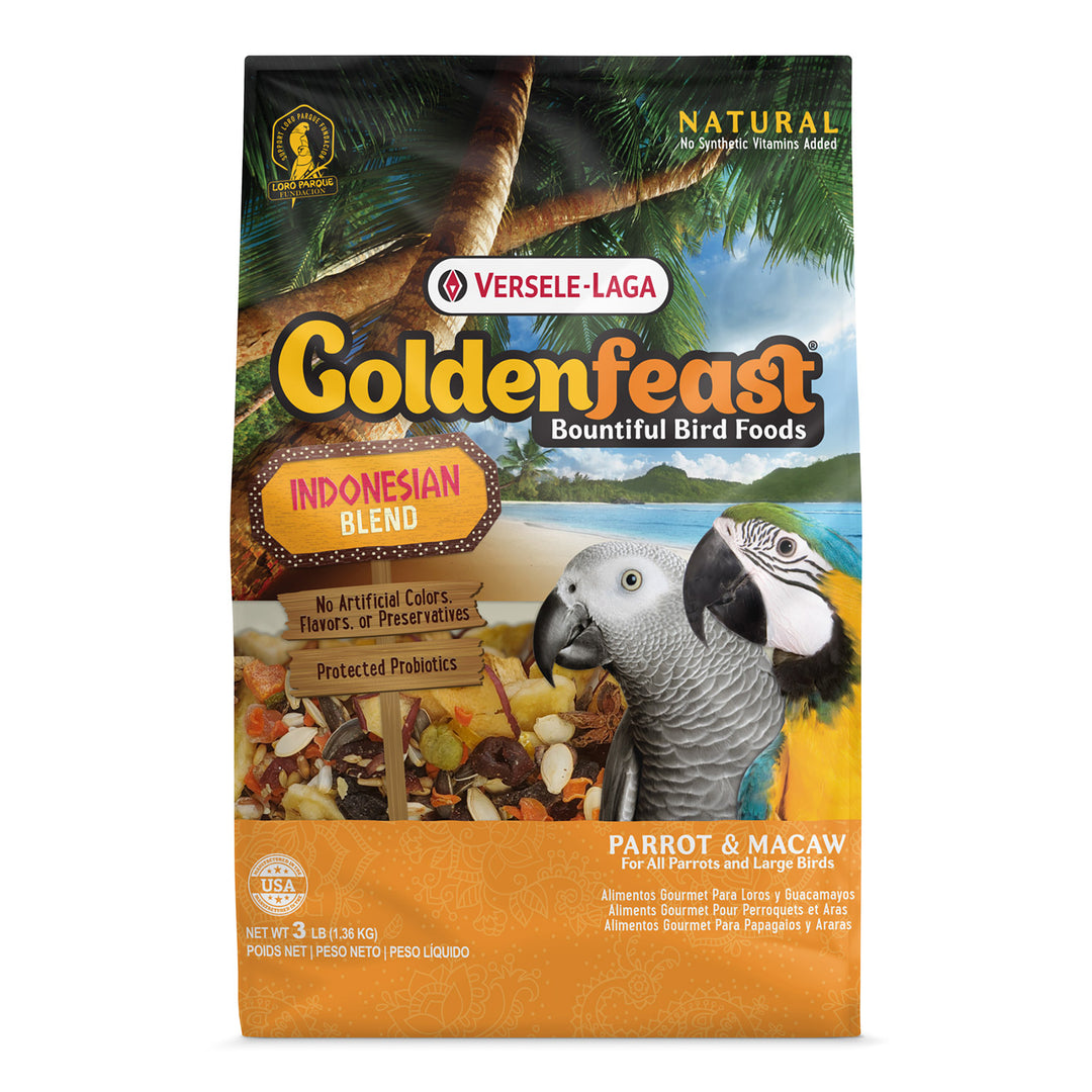Goldenfeast Indonesian Blend Parrot & Macaw - 3lb