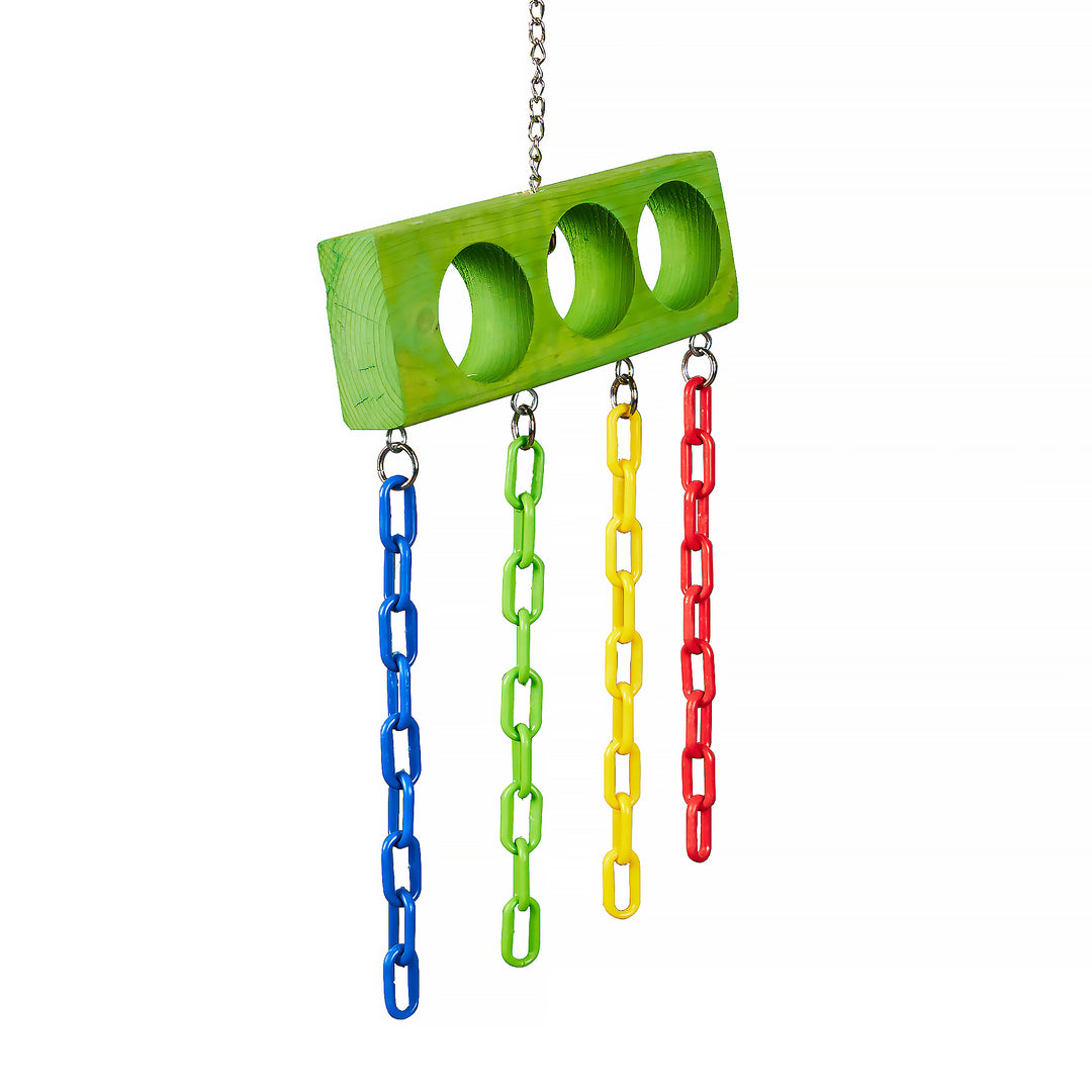 Aria Chomp the Rainbow - Chew Bird Toy #JAC-94