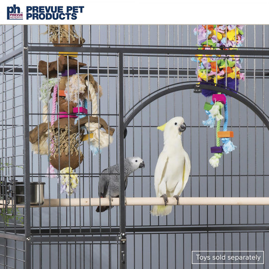 Prevue Pet Products Empire Large Bird Cage - 46” x 36” - Large Parrot Enclosure #3157