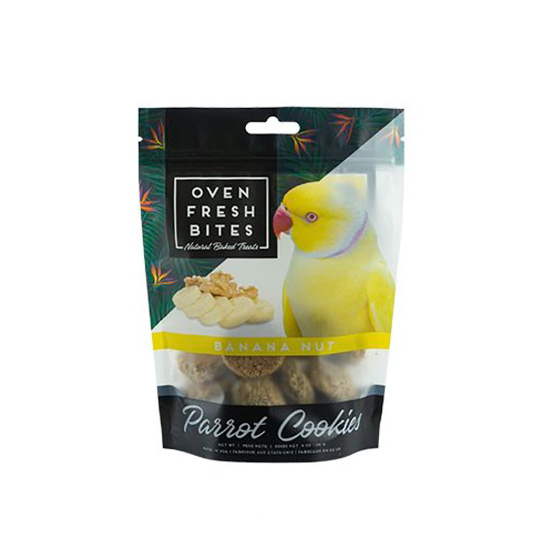 Caitec Oven Fresh Bites Parrot Cookies Banana Nut - 4oz
