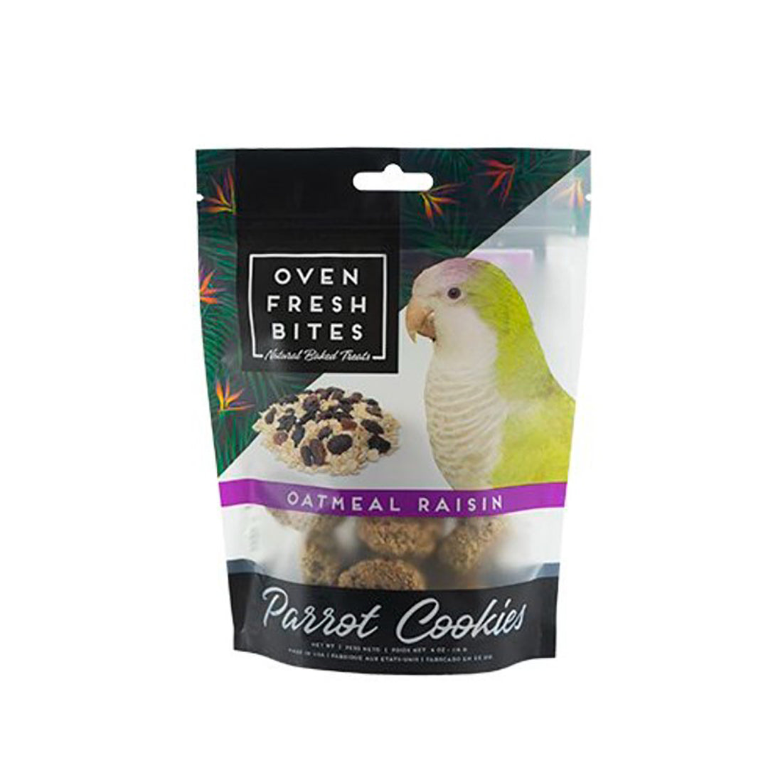 Caitec Oven Fresh Bites Parrot Cookies Oatmeal Raisin - 4oz