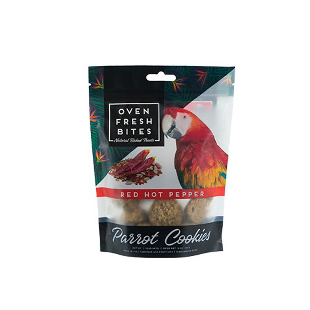 Caitec Oven Fresh Bites Parrot Cookies Red Hot Pepper - 4oz