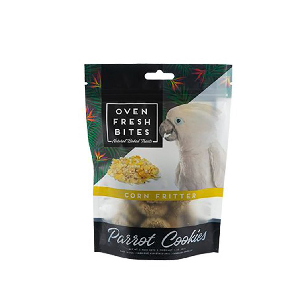 Caitec Oven Fresh Bites Parrot Cookies Corn Fritter - 4oz