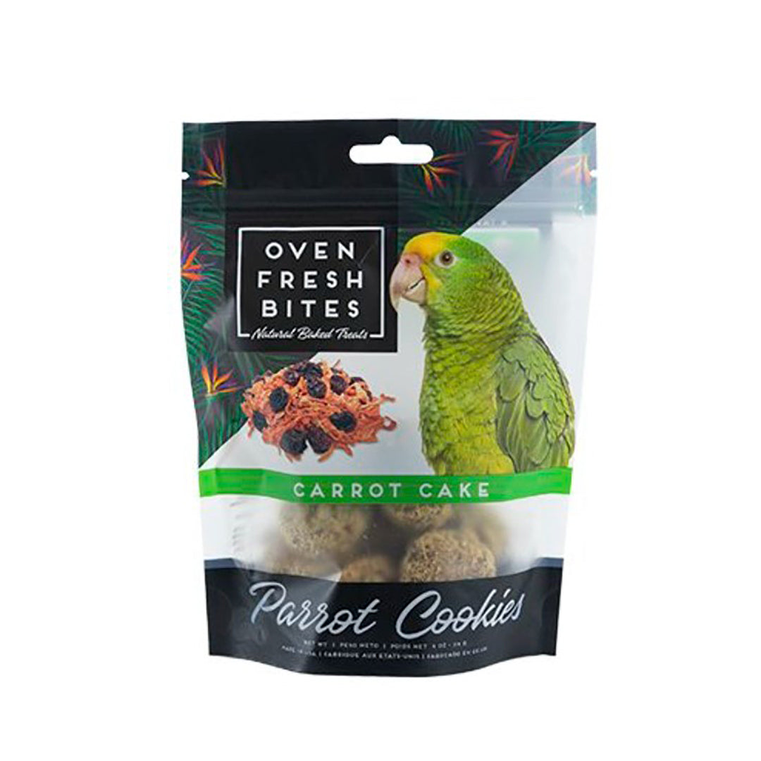 Caitec Oven Fresh Bites Parrot Cookies Carrot Cake - 4oz