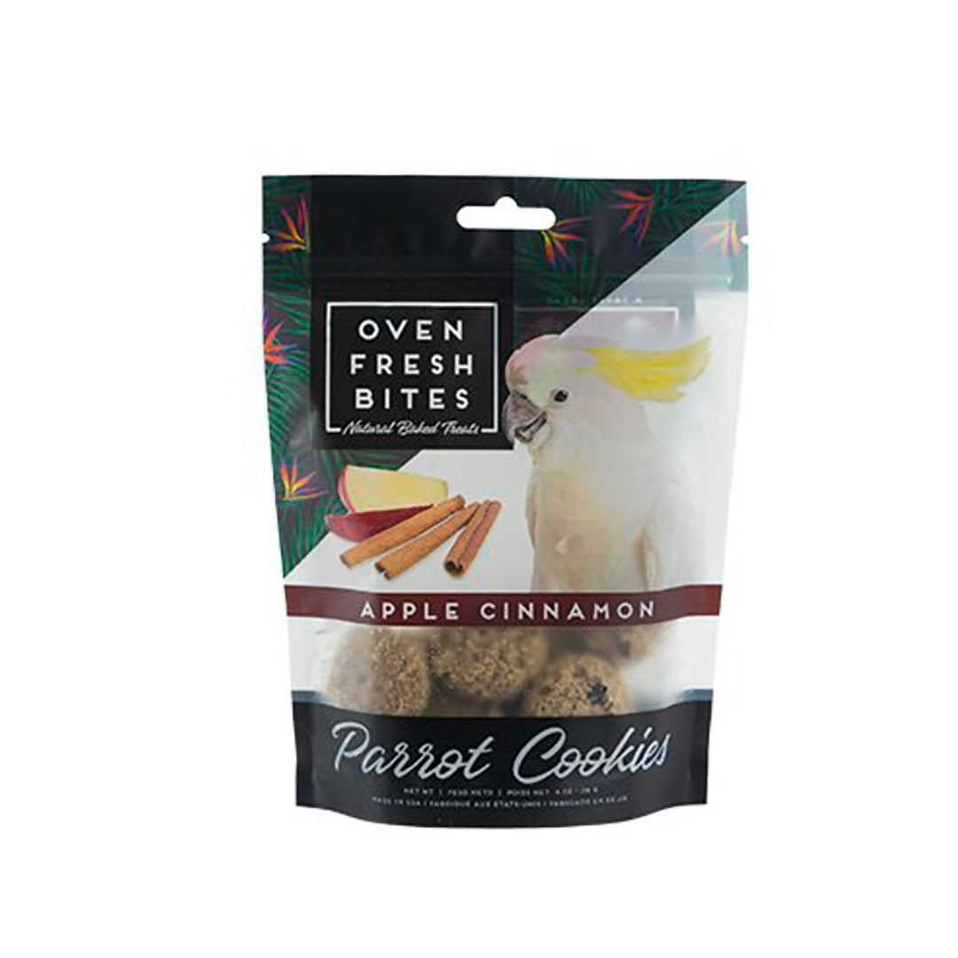 Caitec Oven Fresh Bites Parrot Cookies Apple Cinnamon - 4oz