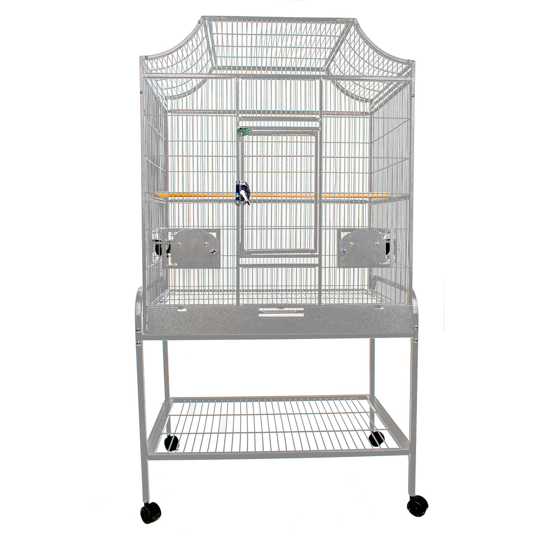 A&E Cage Company Elegant Flight Cage Platinum - 32” x 21” - Small Bird Enclosure #MA3221FL