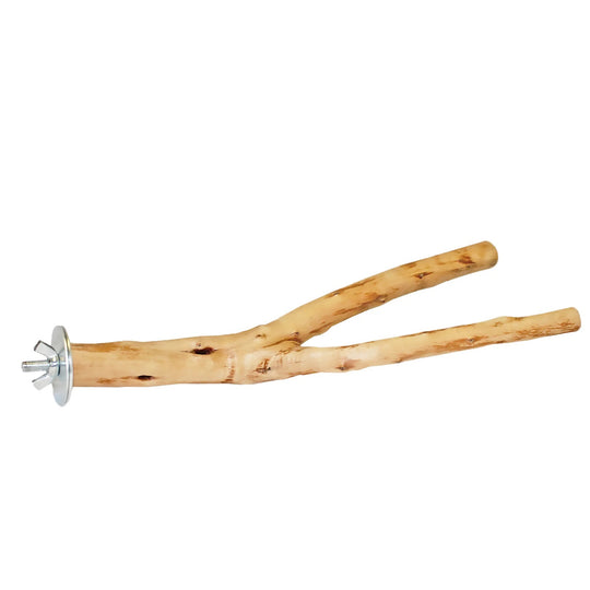 Exotic Nutrition Natural Branch Forked - Real Wood Y-Shaped Bird Perch