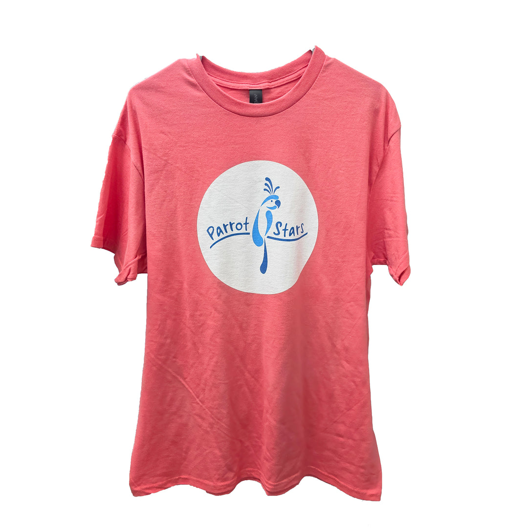 Parrot Stars T-Shirt - Coral Pink