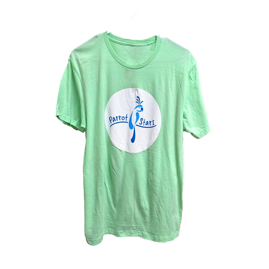 Parrot Stars T-Shirt - Bright Green