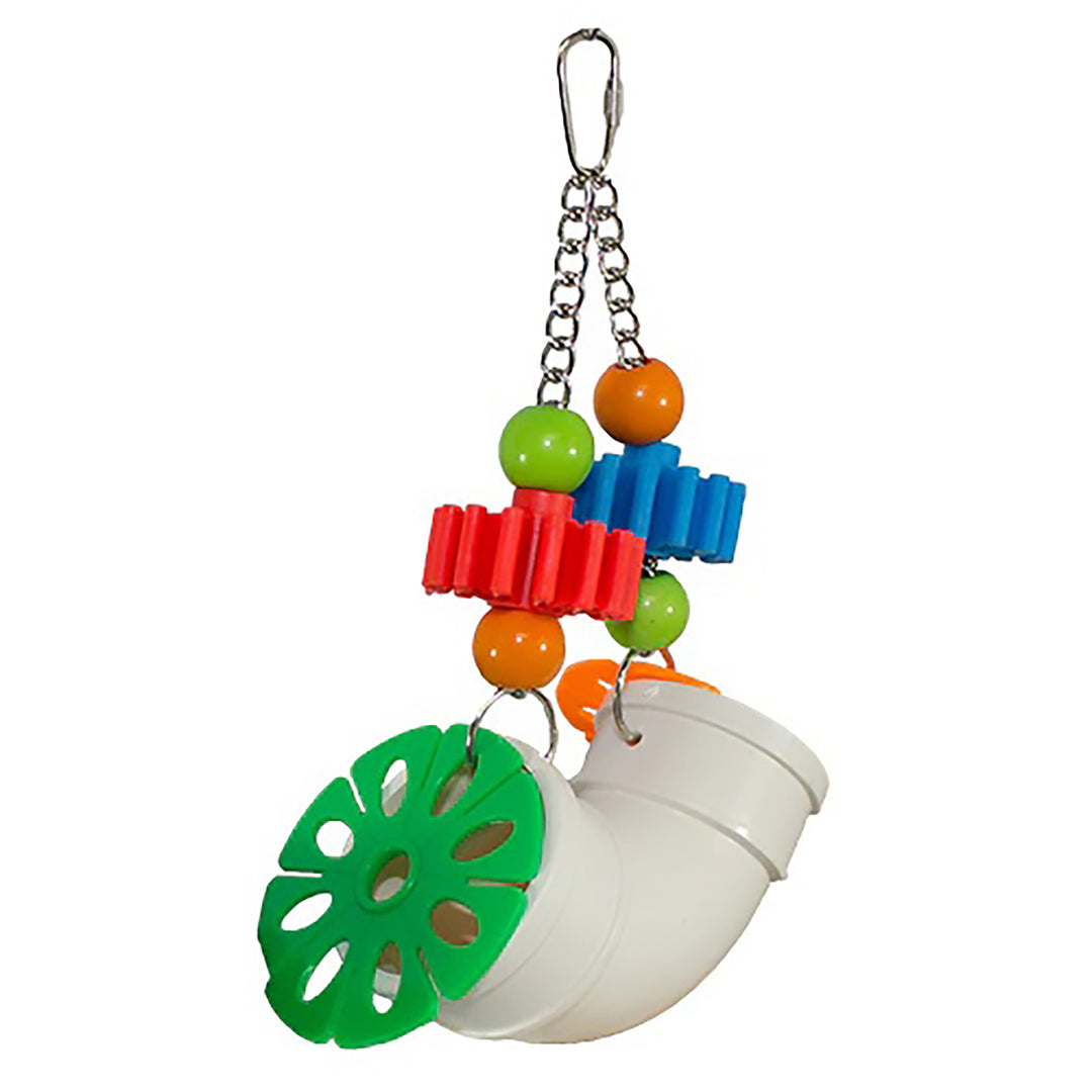 Exotic Nutrition PVC Forager - Interactive Treat Dispenser Bird Toy