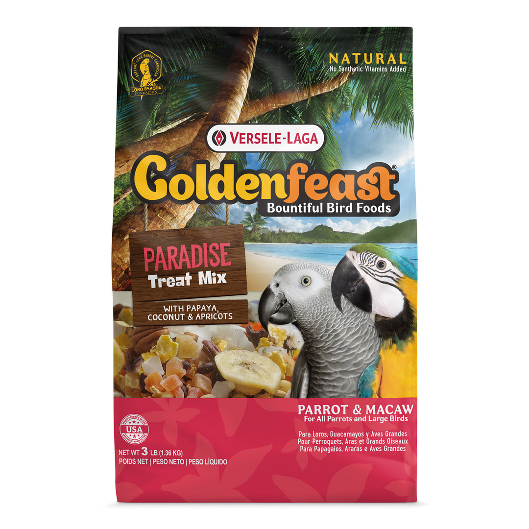 Goldenfeast Paradise Treat Mix Parrot & Macaw - 3lb